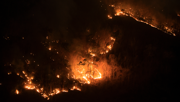 极端大风天气来袭！石家庄突发山火蔓延数座山，五台山同日发生火情